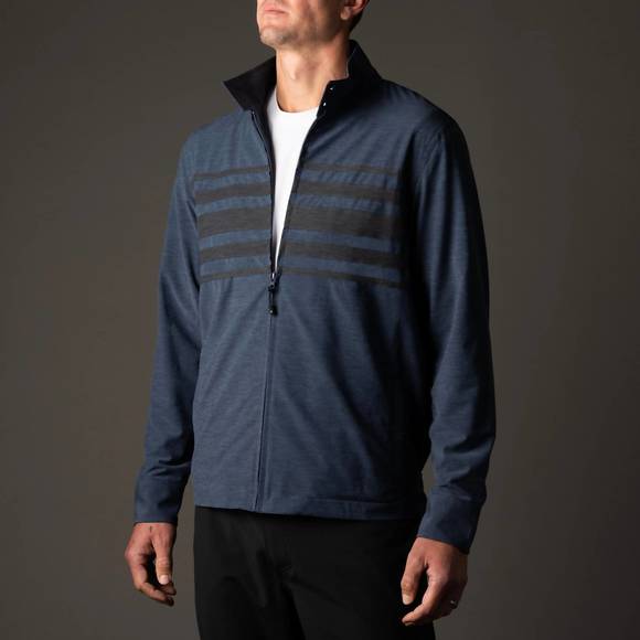 NEW LAIRD men's track jacket (the hamilton) in navy - Picture 2 of 3